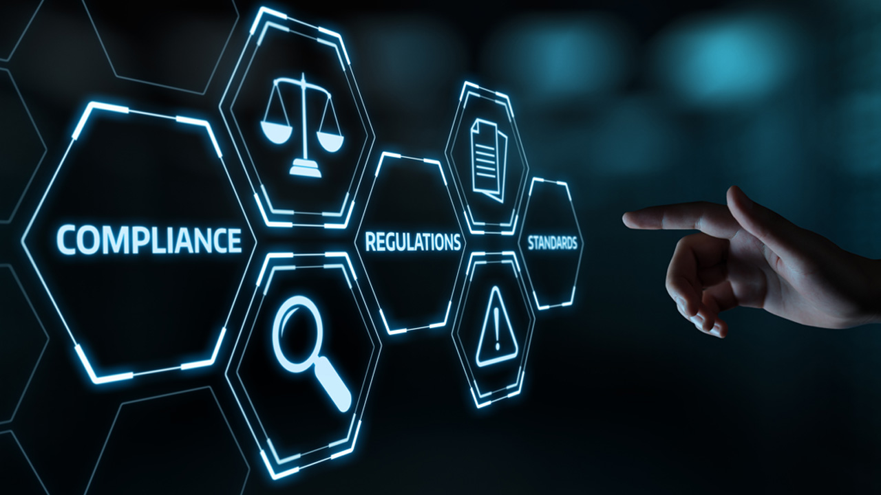 Touchscreen focused on pharma compliance which is part of the pharma sales support platform