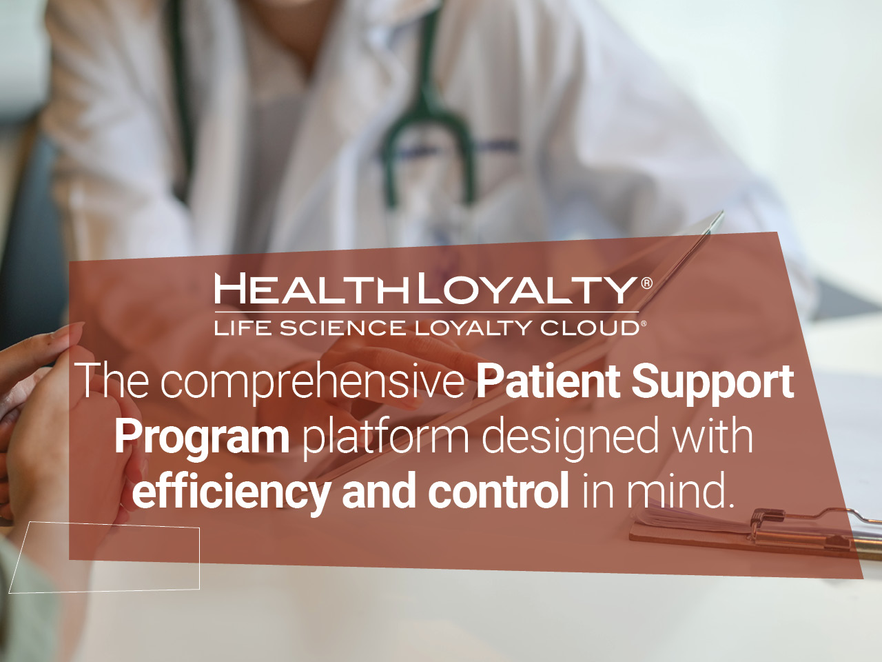 patient-support-program-platform-header_en_mob Healthcare professional interacting with a patient support program on their tablet.